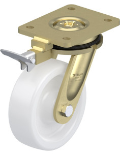 LS-SPO 150G-RI4 - Sintetinis pasukamas ratukas su stabdžiais