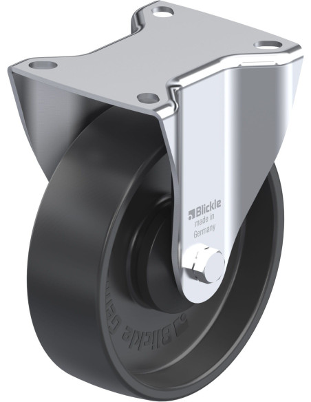 B-PP 125KA fiksuotas ratukas, 125 mm diametras