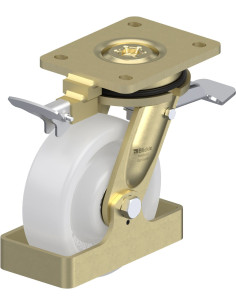 LS-SPO 150K-ST-RI4-FS pasukamas ratukas su stabdžiais