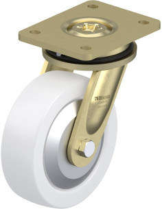 LS-SPO 160G-FA sintetinis pasukamas ratukas 160 mm