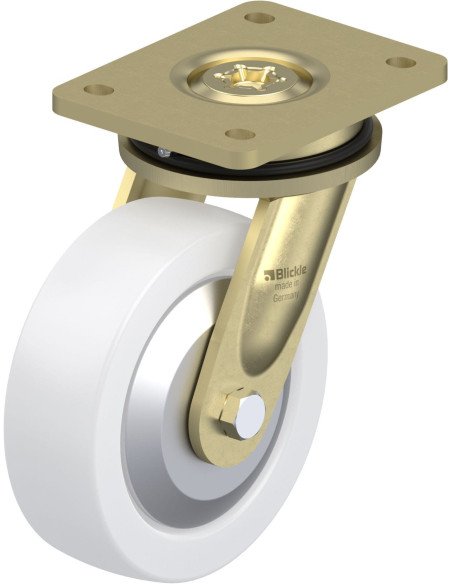 LS-SPO 160G-FA sintetinis pasukamas ratukas 160 mm