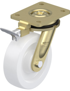 LS-SPO 160G-RI4 - pasukamas ratukas su stabdžiais, 160 mm