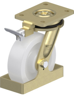 LS-SPO 160G-RI4-FS pasukamas ratukas su stabdžiais