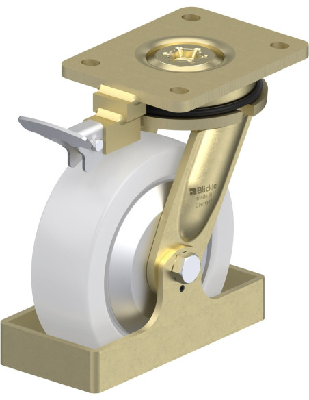 LS-SPO 160K-FA-RI4-FS pasukamas ratukas su stabdžiais