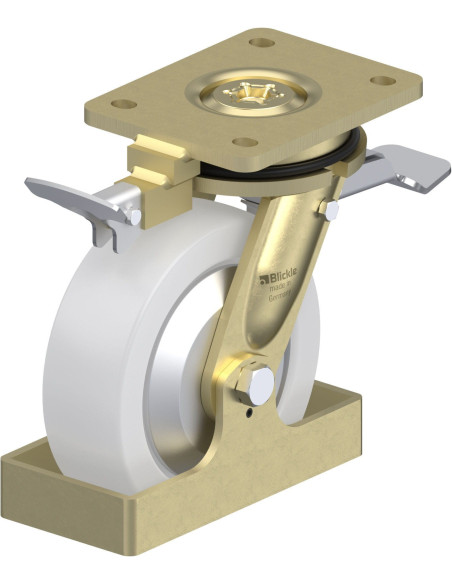 LS-SPO 160K-ST-FA-RI4-FS pasukamas ratukas su stabdžiais