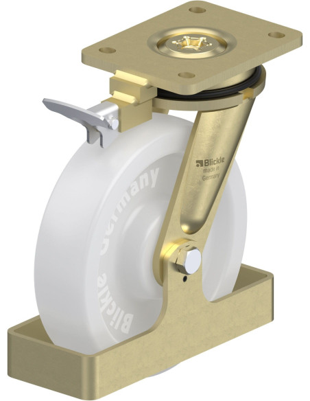 LS-SPO 200G-RI4-FS sintetinis ratukas su stabdžiais