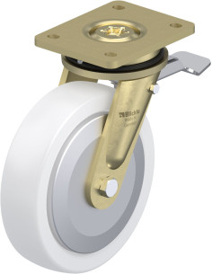 LS-SPO 200K-ST-FA sintetinis pasukamas ratukas su stabdžiais