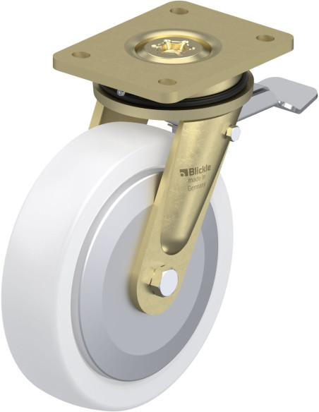 LS-SPO 200K-ST-FA sintetinis pasukamas ratukas su stabdžiais