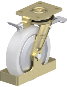 LS-SPO 200K-ST-FA-RI4-FS pasukamas ratukas su stabdžiais