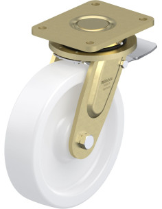 LS-SPO 250G-ST sintetinis pasukamas ratukas su stabdžiais