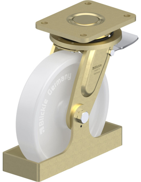 LS-SPO 251G-ST-FS sintetinis pasukamas ratukas su stabdžiais