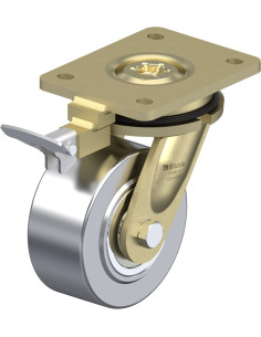 LS-SVS 127K-RI4 pasukamas ratukas su stabdžiais 125 mm