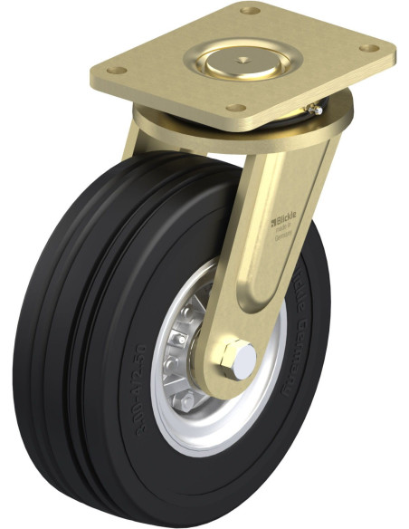 LS-VLE 252K pasukamas ratukas su guminėmis padangomis