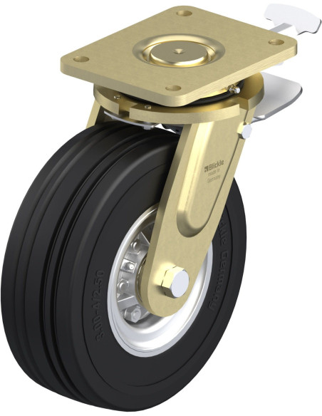 LS-VLE 252K-ST-RI4 pasukamas ratukas su stabdžiais