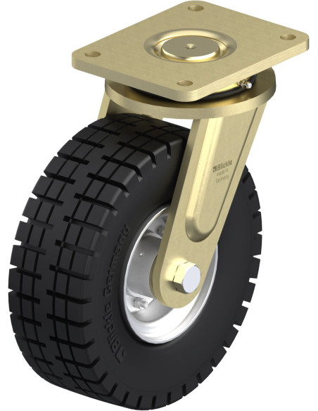 LS-VLE 255K pasukamas ratukas su guminėmis padangomis