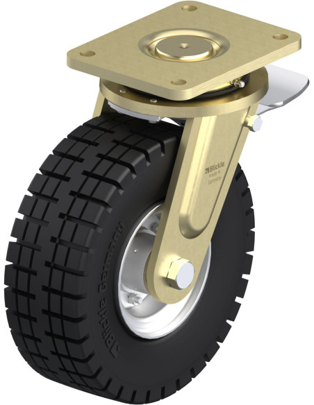 LS-VLE 255K-ST pasukamas ratukas su stabdžiais