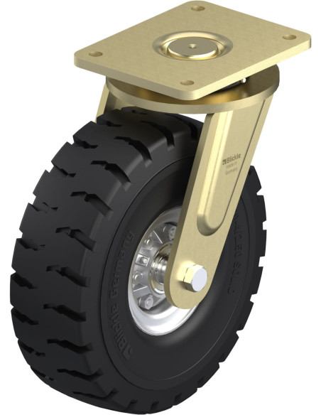 LS-VLE 312K pasukamas ratukas su guminėmis padangomis