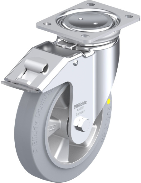 Antistatinis ratukas LUH-ALEV 200K-FI-SG-AS su stabdžiais