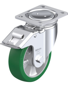 LUH-ALST 160K-FI poliuretano ratukas su stabdžiais