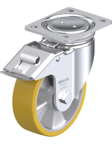 LUH-ALTH 160K-FI poliuretano ratukas su stabdžiais