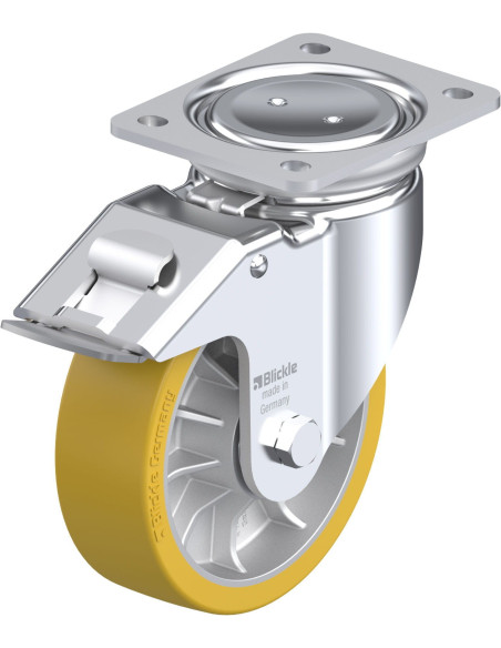 LUH-ALTH 162K-FI poliuretano ratukas su stabdžiais