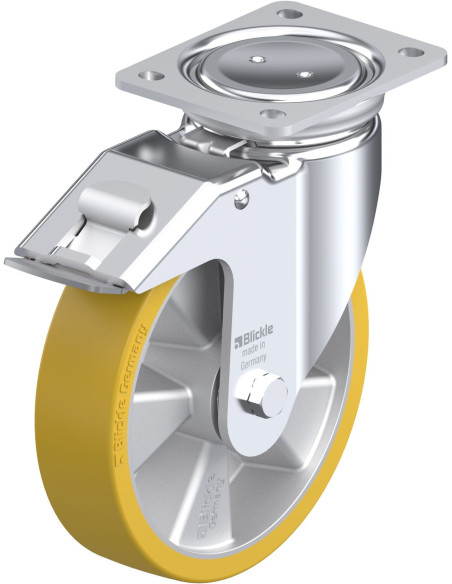 Pasukamas poliuretano ratukas su stabdžiais LUH-ALTH 200K-FI