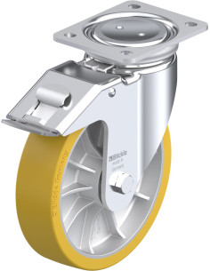 LUH-ALTH 202K-FI poliuretano ratukas su stabdžiais