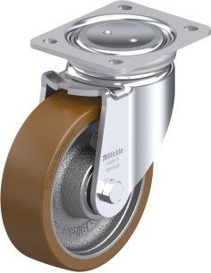 Pasukamas poliuretano ratukas LUH-GB 160K, 160 mm