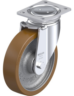 Poliuretano pasukamas ratukas LUH-GB 200K, 200 mm