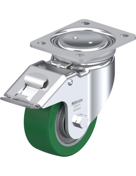 LUH-GST 127K-FI pasukamas poliuretano ratukas su stabdžiais