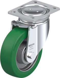 Poliuretano pasukamas ratukas LUH-GST 160K, 160 mm