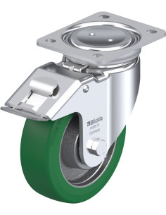 LUH-GST 160K-FI poliuretano ratukas su stabdžiais