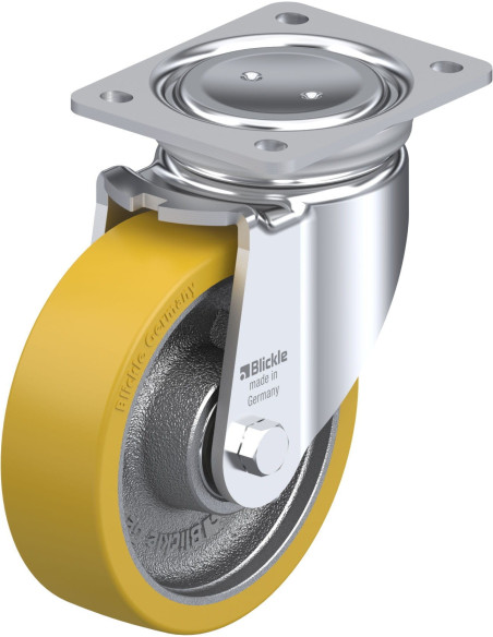 LUH-GTH 160K Poliuretano pasukamas ratukas 160 mm