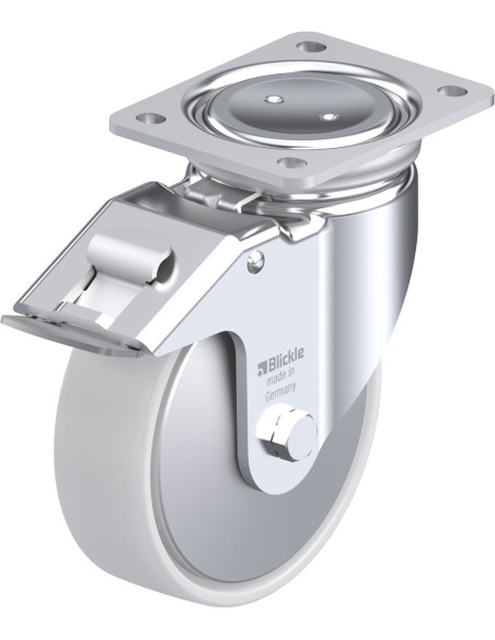 LUH-PO 160G-FI-FA pasukamas ratukas su stabdžiais