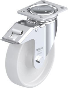 LUH-PO 200K-FI pasukamas ratukas su stabdžiais, 200 mm