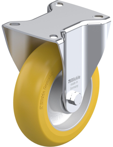 B-ALTH 125K-CO poliuretano fiksuotas ratukas 125 mm