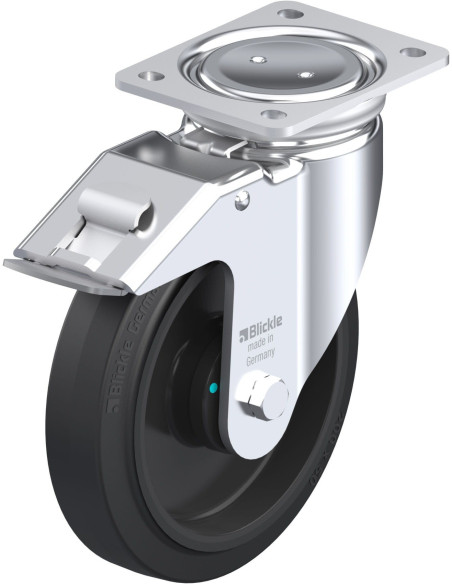 LUH-POEV 200KAD-FI - 200 mm pasukamas ratukas su stabdžiais