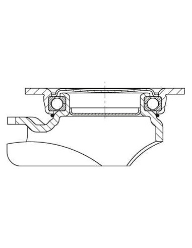 LUH-POEV 200R-FI-SB-FA - 200 mm pasukamas ratukas su
