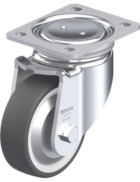 Pasukamas poliuretano ratukas LUH-POTH 125K-FA 125 mm