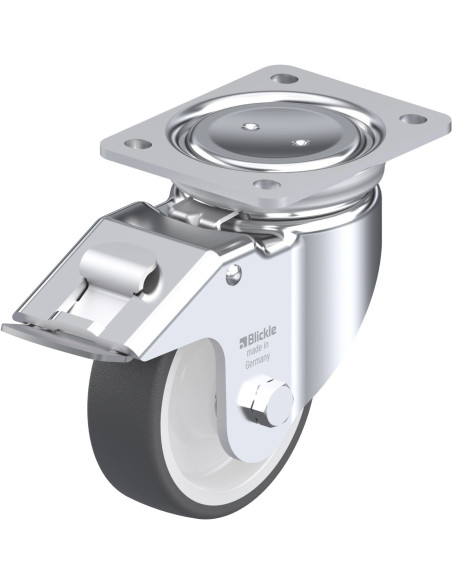 LUH-POTH 125K-FI poliuretano ratukas su stabdžiais