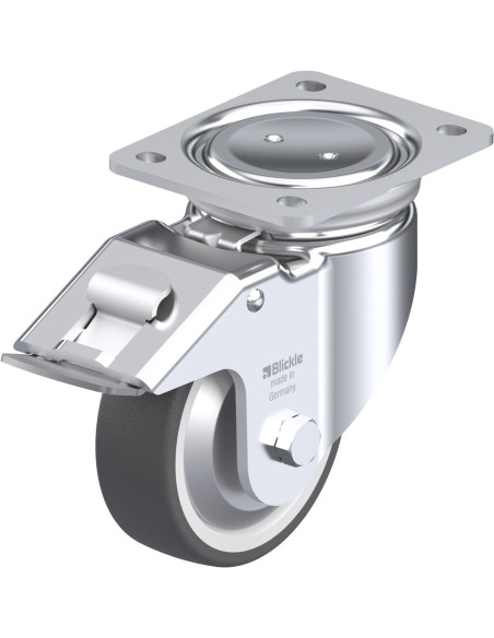 LUH-POTH 125K-FI-FA - Poliuretano ratukas su stabdžiais,