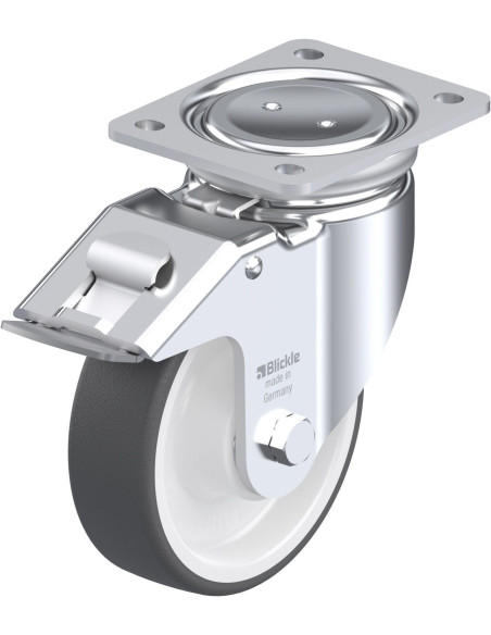 LUH-POTH 150K-FI poliuretano ratukas su stabdžiais