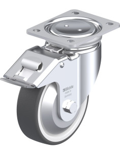 LUH-POTH 150K-FI-FA poliuretano ratukas su stabdžiais