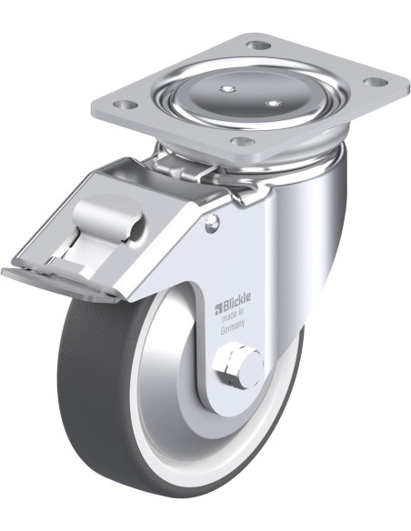 LUH-POTH 150R-FI-FA poliuretano ratukas su stabdžiais