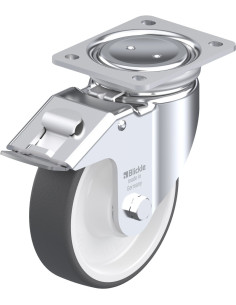 LUH-POTH 160K-FI poliuretano ratukas su stabdžiais