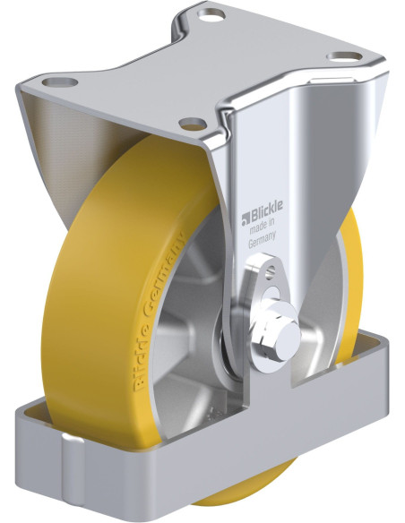 Poliuretano ratukas B-ALTH 125K-FS, 125 mm, fiksuotas