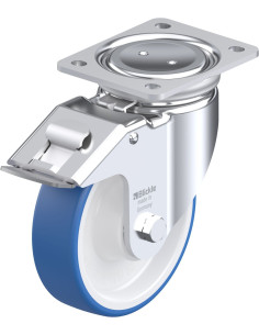 LUH-POTHS 160XK-FI poliuretano pasukamas ratukas su