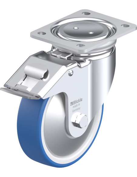 LUH-POTHS 160XK-FI-FA poliuretano ratukas su stabdžiais