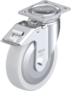 LUH-SPO 200G-FI-FA pasukamas ratukas su stabdžiais, 200 mm