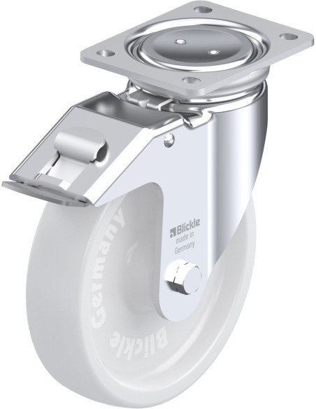 LUH-SPO 201G-FI pasukamas ratukas su stabdžiais 200 mm